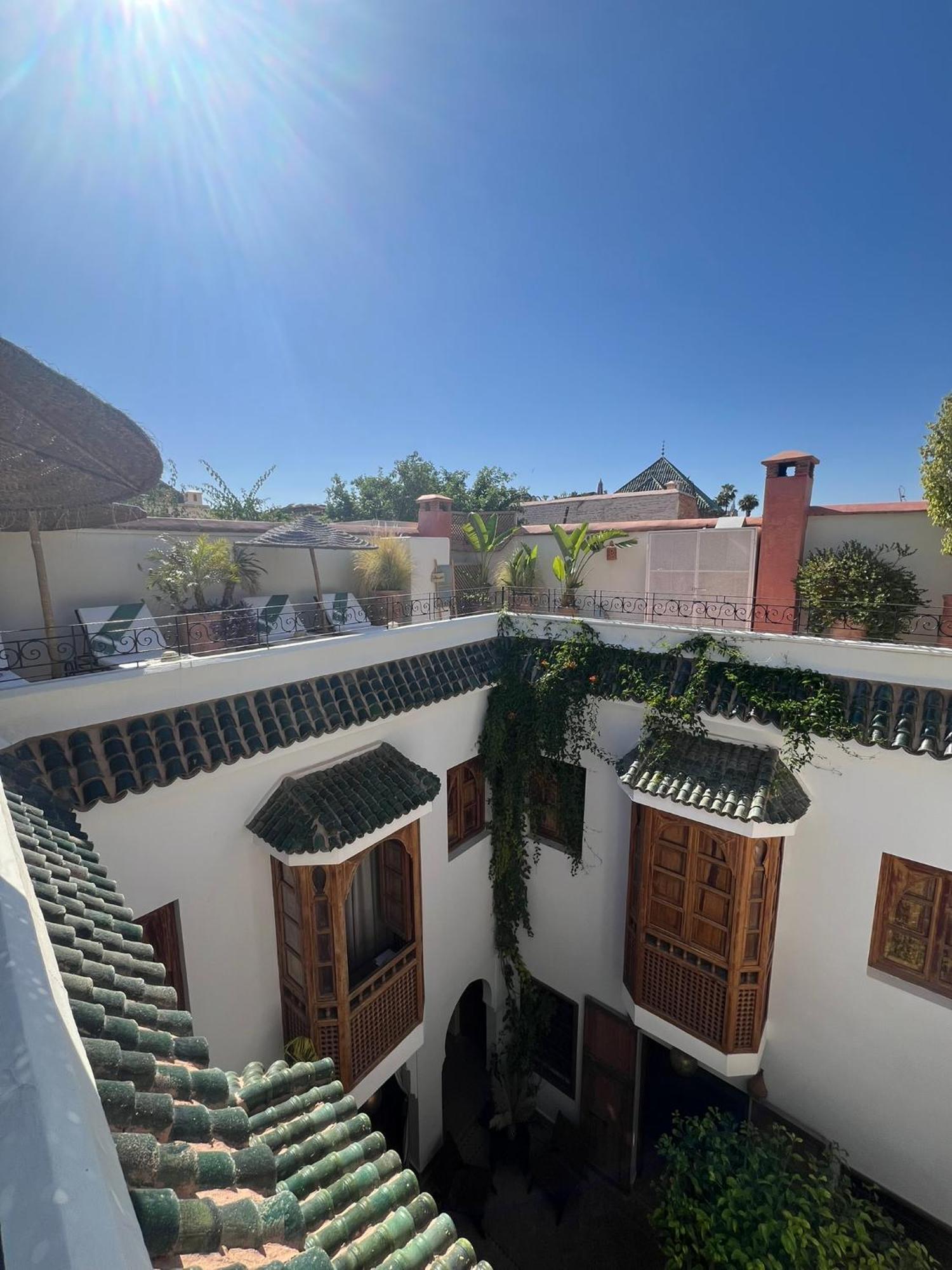 Riad Prive Sadaka Bassin Rooftop مراكش المظهر الخارجي الصورة