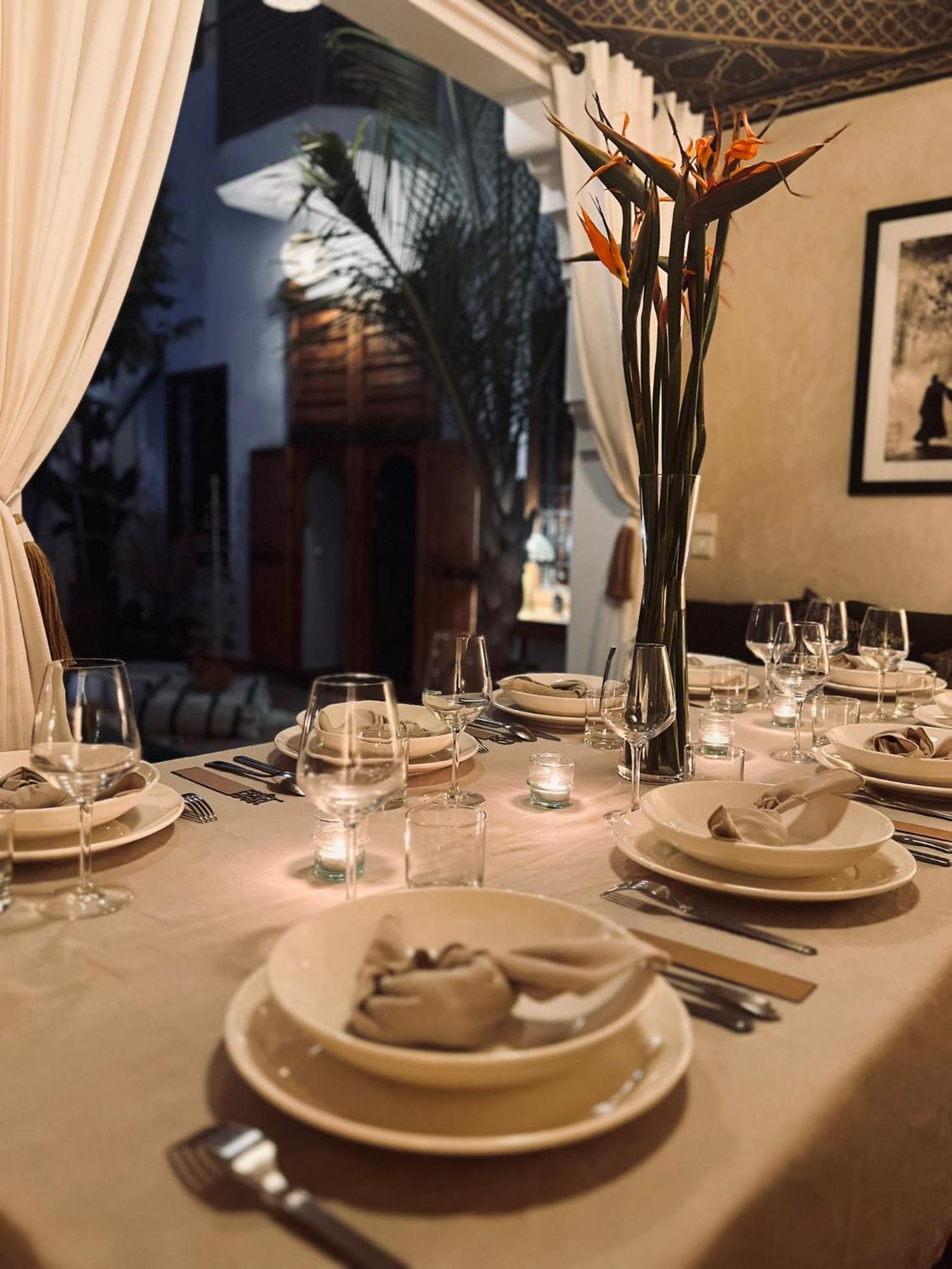 Riad Prive Sadaka Bassin Rooftop مراكش المظهر الخارجي الصورة