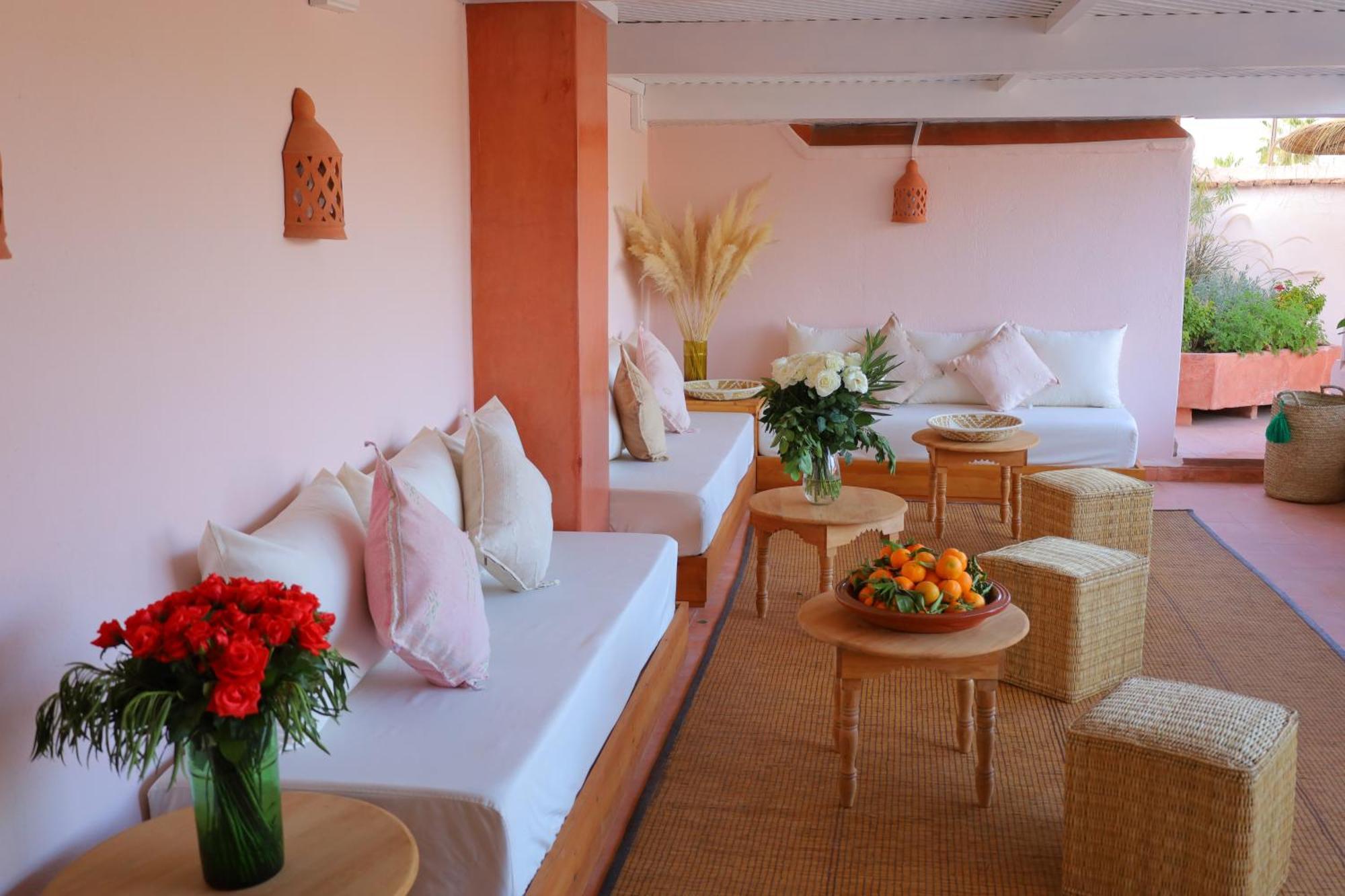 Riad Prive Sadaka Bassin Rooftop مراكش المظهر الخارجي الصورة