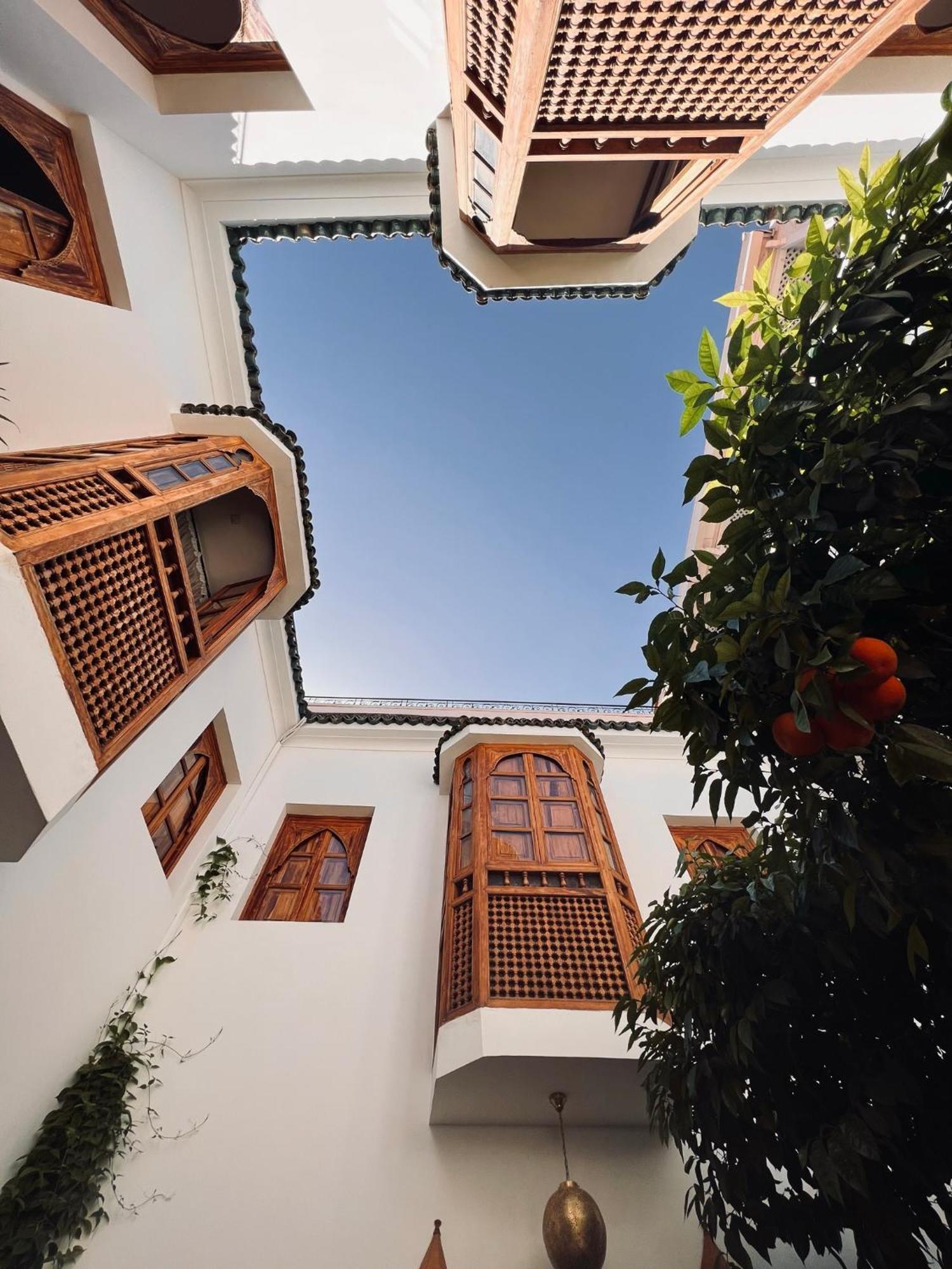 Riad Prive Sadaka Bassin Rooftop مراكش المظهر الخارجي الصورة