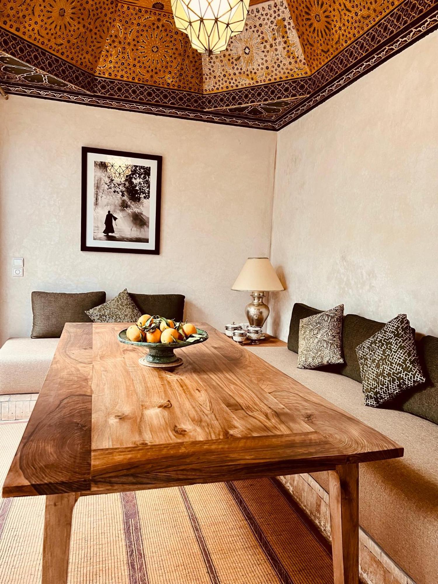 Riad Prive Sadaka Bassin Rooftop مراكش المظهر الخارجي الصورة