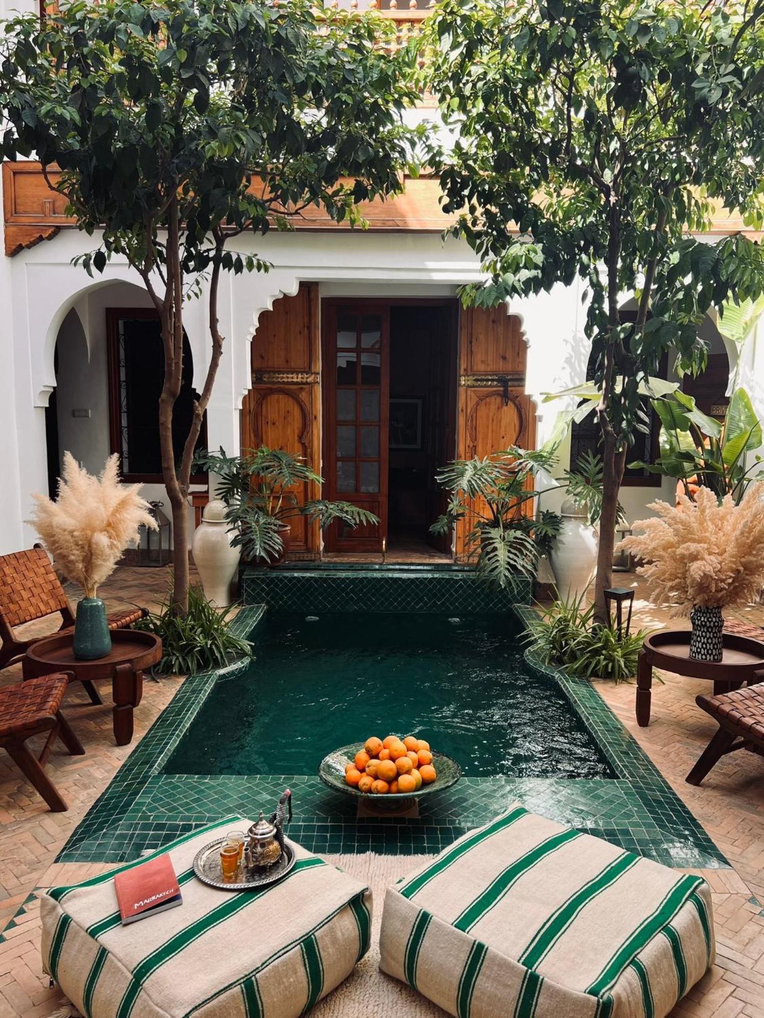 Riad Prive Sadaka Bassin Rooftop مراكش المظهر الخارجي الصورة